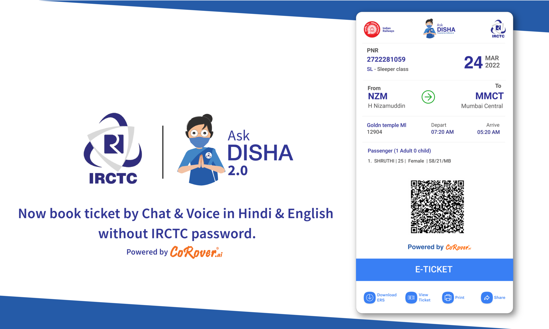 Revolutionize Your IRCTC with ChatBot as a Service (CaaS)®