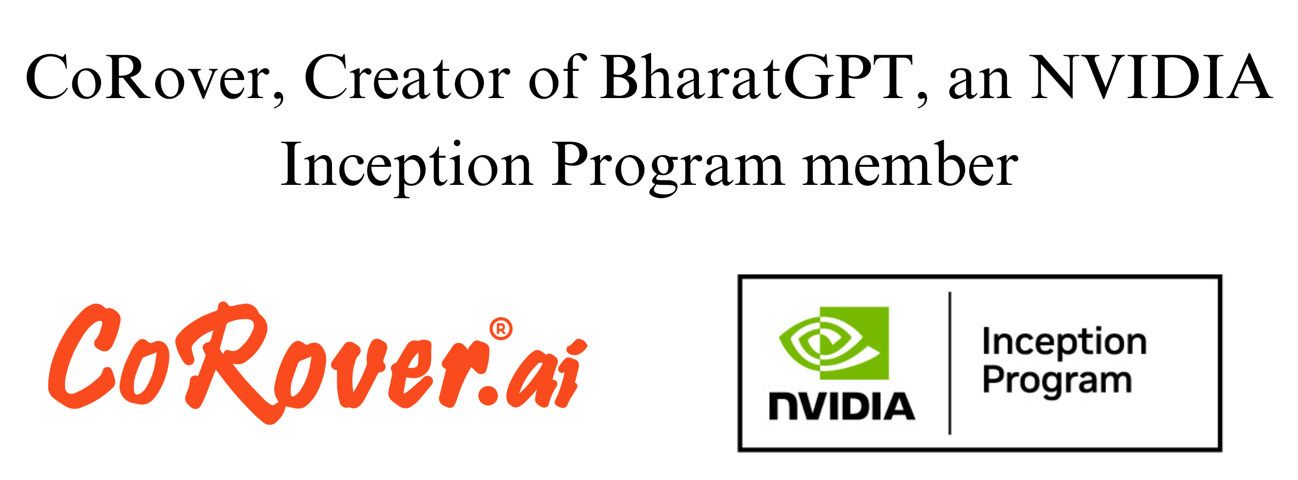 CoRover.ai, Creator of BharatGPT, Joins NVIDIA Inception